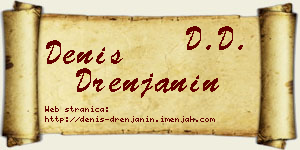 Denis Drenjanin vizit kartica